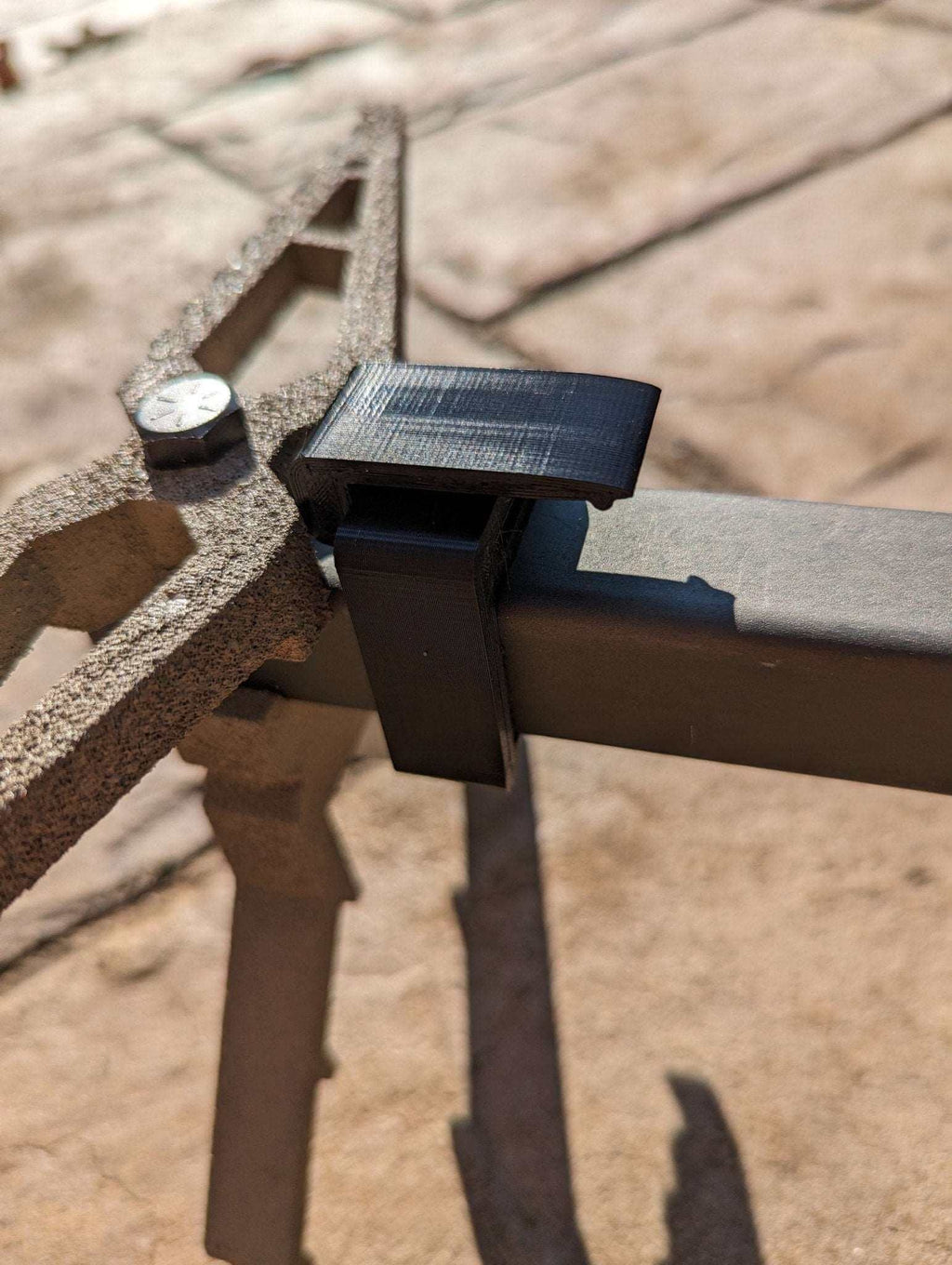 Climbing Stick Caddy for 1" Square Tubing for Saddle Hunting