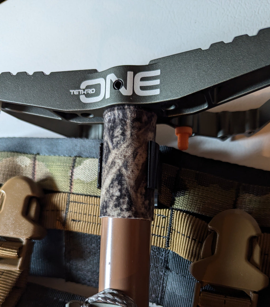 1" Round Molle Caddy for Saddle Hunting - Tethrd One, Latitude Synergy, Arsenal Carbonlite, TreeStyx