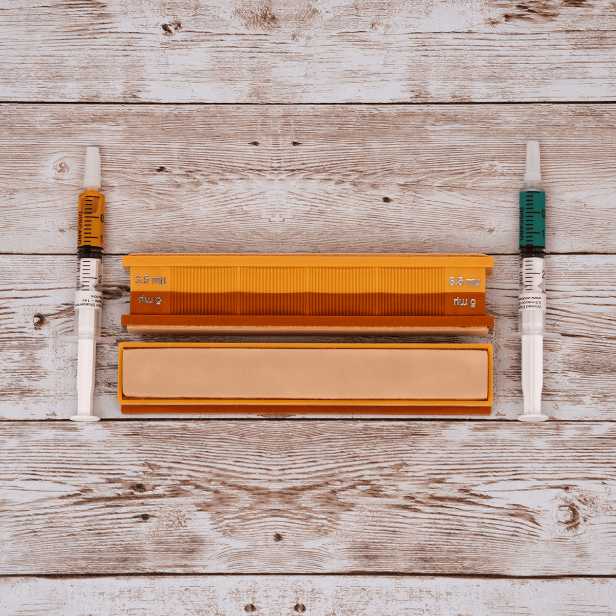 5/3.5 Micron Diamond and Leather Strops Pack
