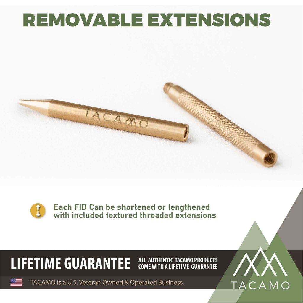 7-Piece Professional Brass Paracord FIDS Set