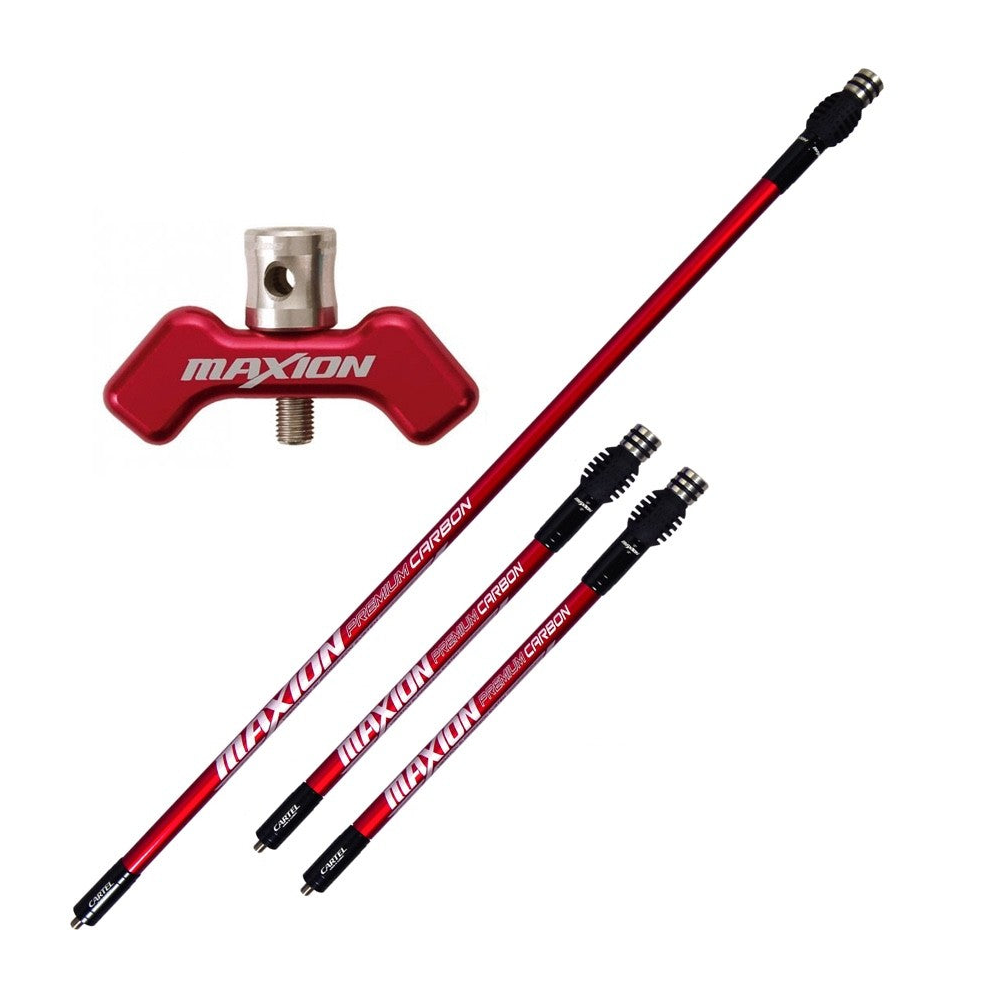 Cartel Archery Maxion Carbon Stabilizer & Supreme V-Bar System Kit