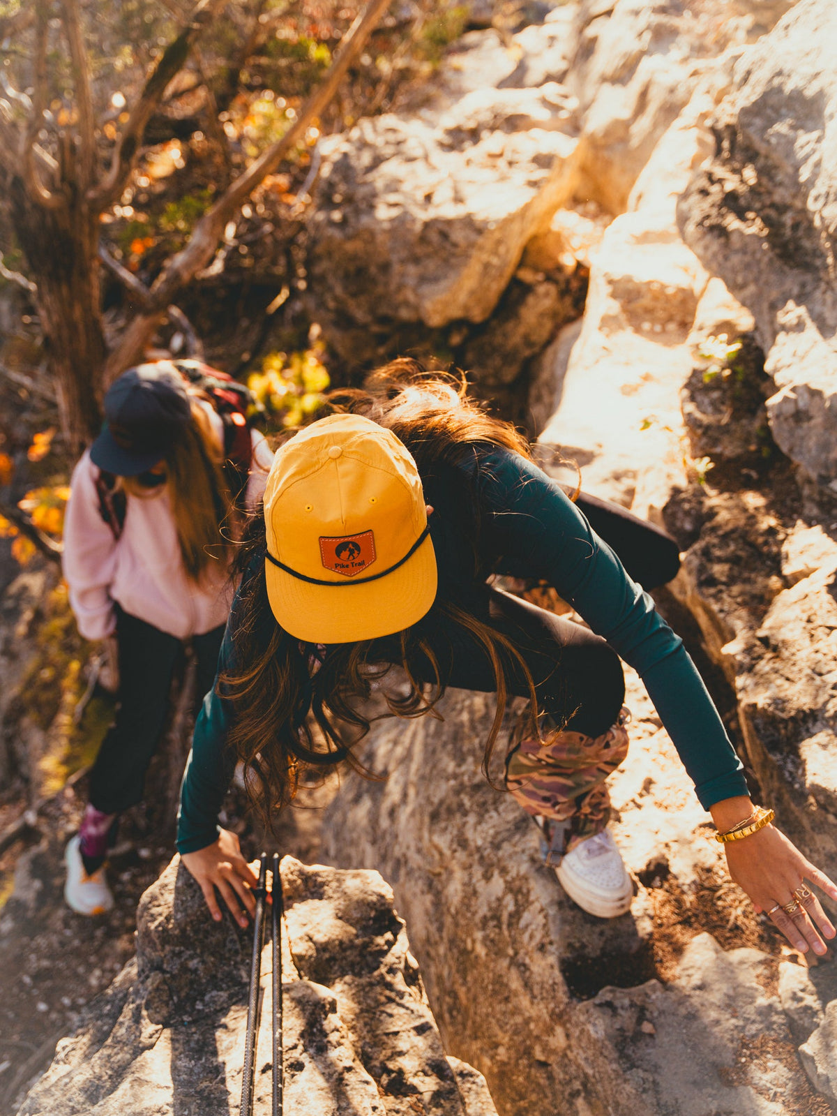 Pike Trail Rawhide Leather Patch Hats
