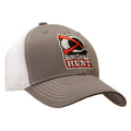 GRAY/WHITE MESH HAT W/PLASTIC STRAP