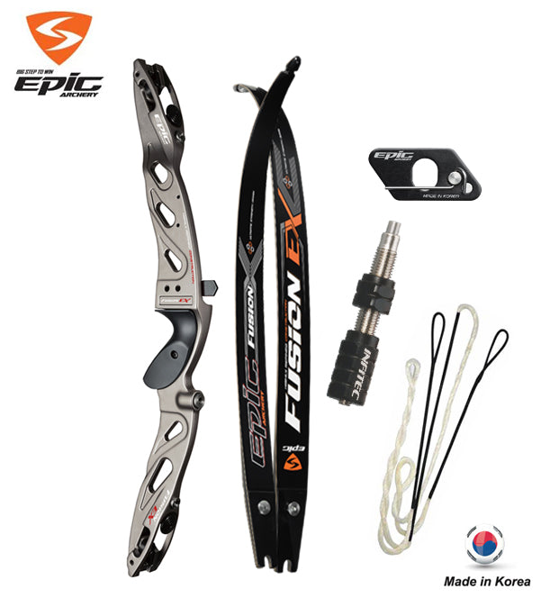 Epic Archery 68" Fusion EX Riser & Wood Fiber Limbs Bow Set / Right Hand