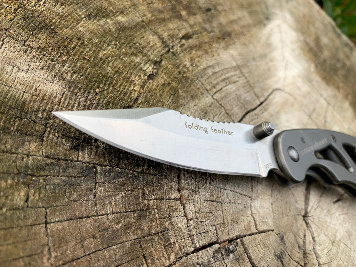 Folding Feather EDC Pocketknife