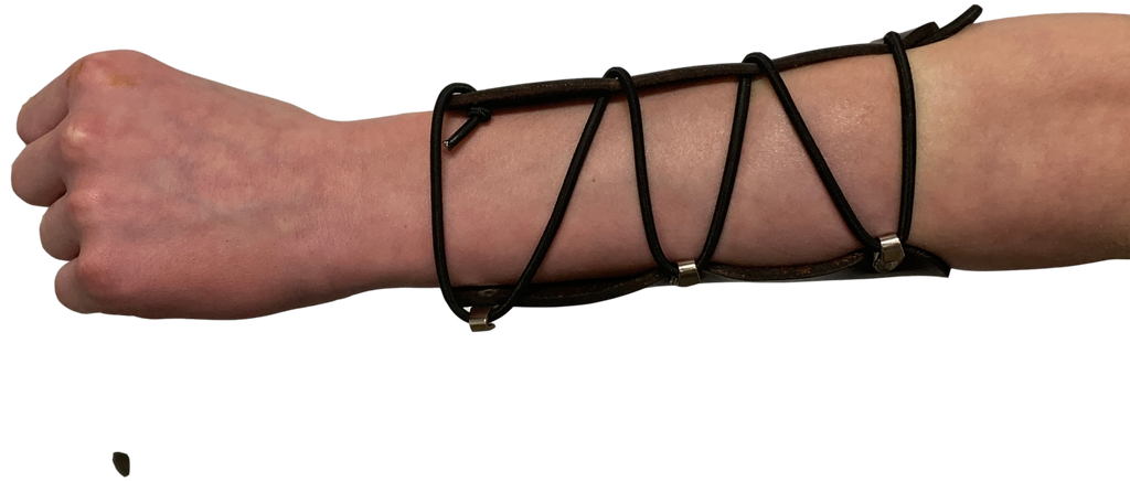 Classic Youth Arm Guard - Dark Brown