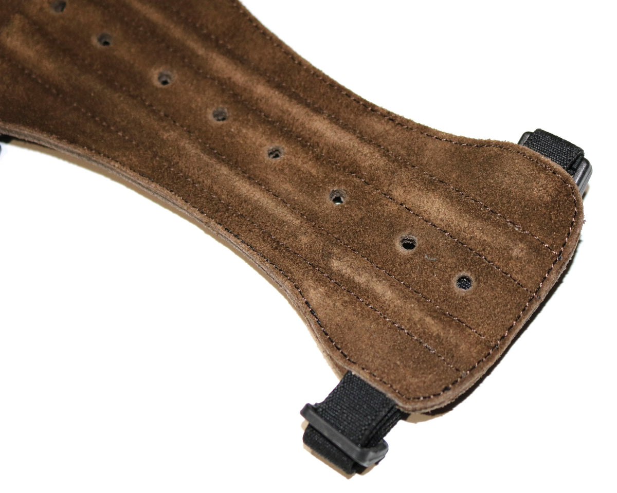 Farmington Archery 13" Long Suede Leather Adjustable Cowhide Armguard