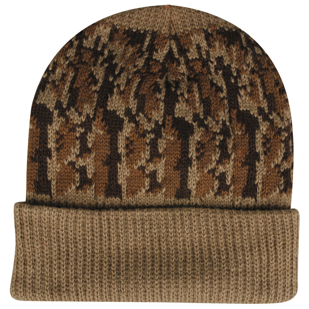 Outdoor Cap Reversible Knit Beanie Camouflage-blaze
