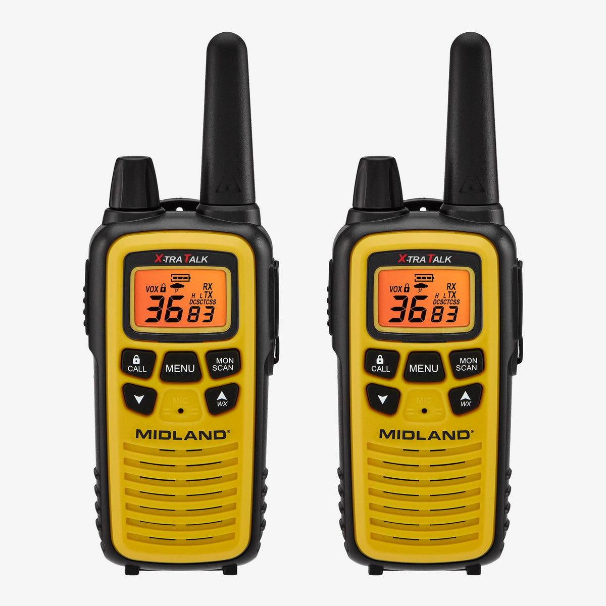 LXT630 FRS License‑Free Walkie Talkie 2-Pack Yellow - LXT630VP3