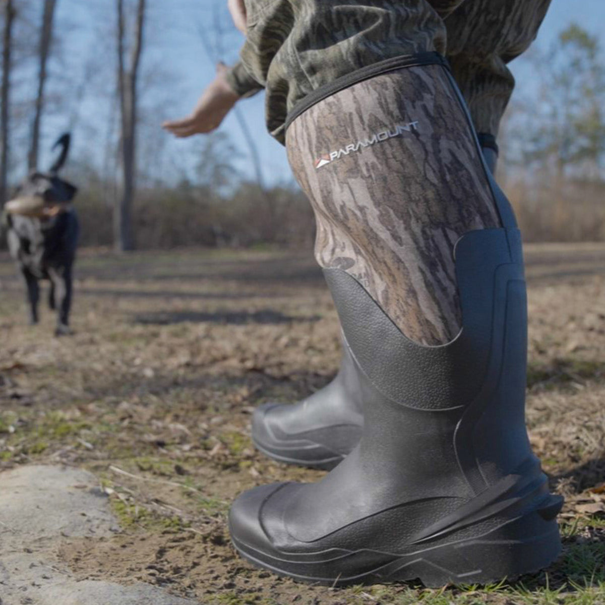 TREAD-LITE 16" Camo Rubber Neoprene Knee Boot