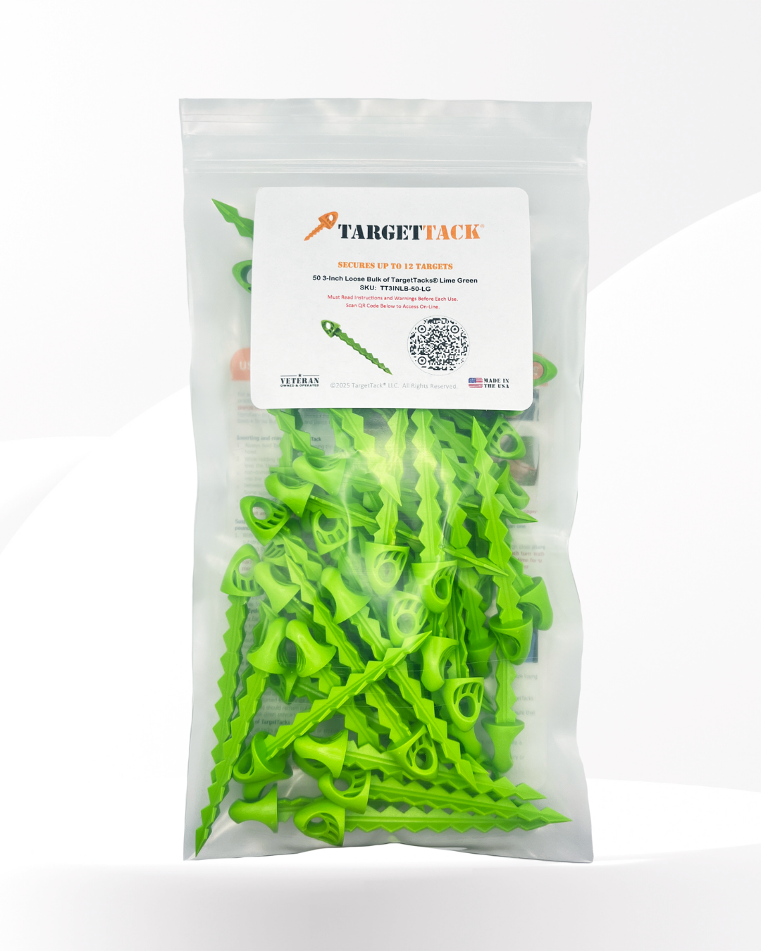 25 3-Inch Loose Bulk of TargetTacks®