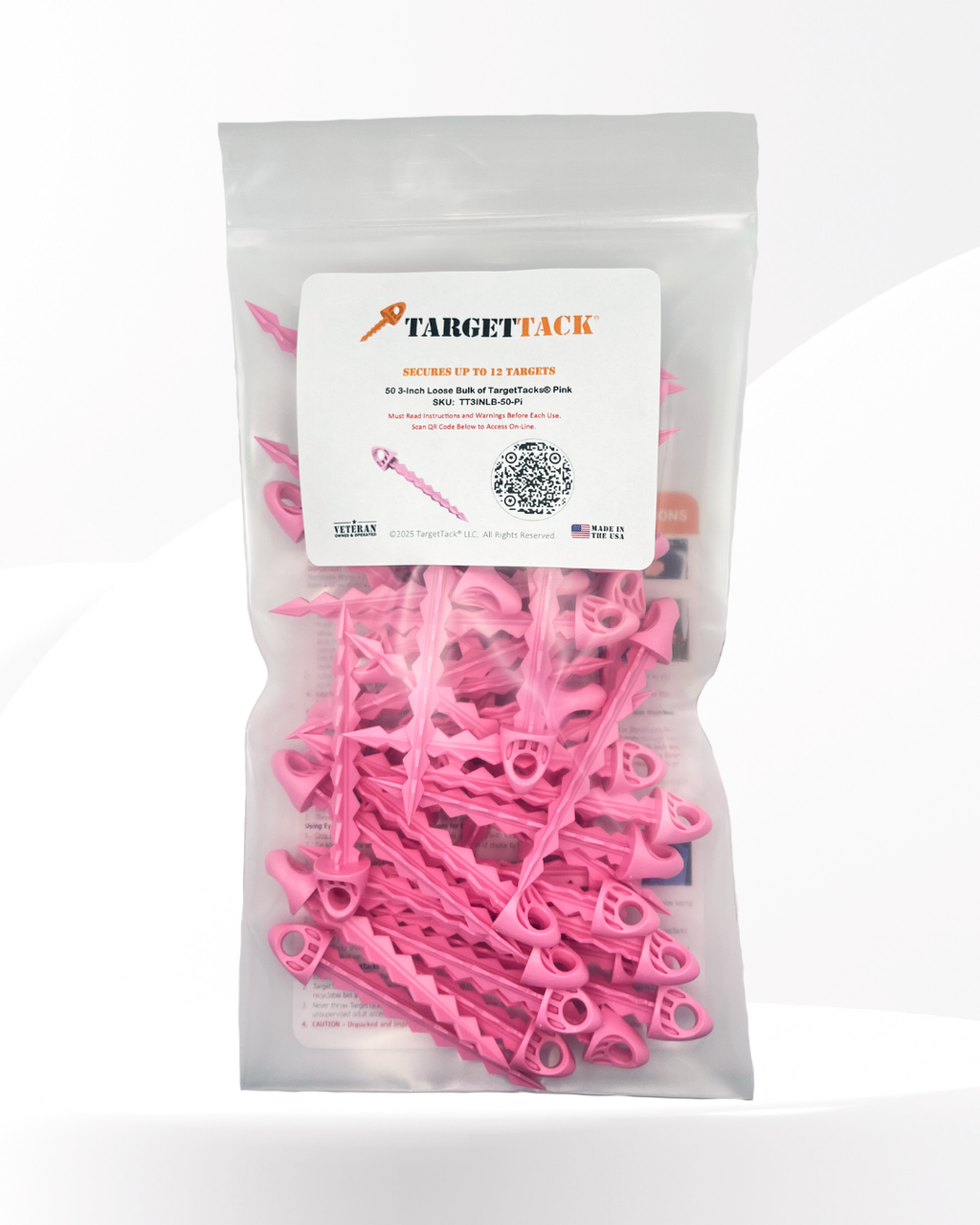 25 3-Inch Loose Bulk of TargetTacks®