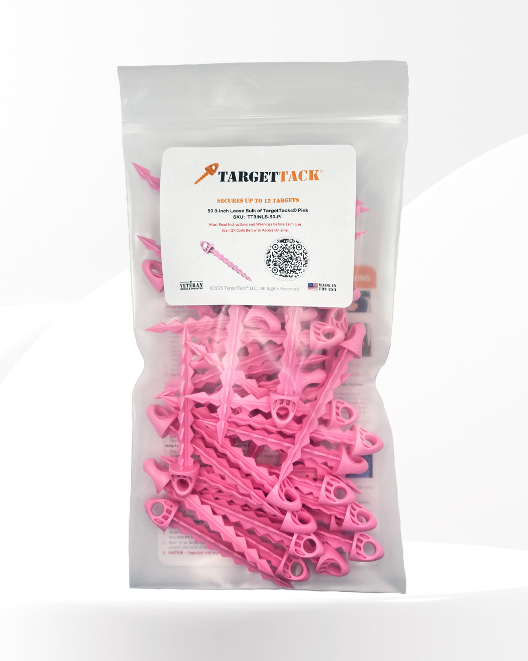 25 3-Inch Loose Bulk of TargetTacks®