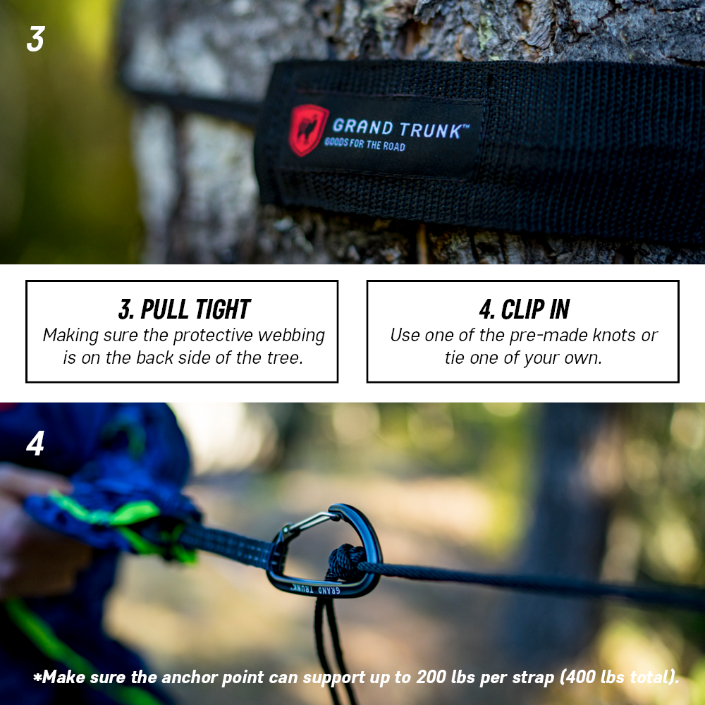 Tree Slings Hammock Hanging Kit