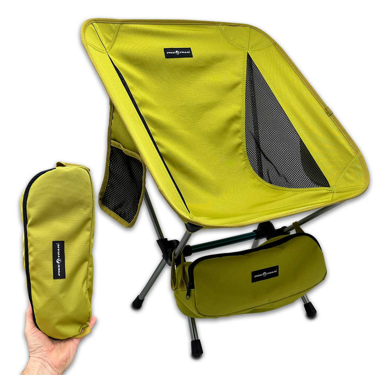 Pike Trail Ultralight Compact Outdoor Camping Tailgate Festival Beach Chair