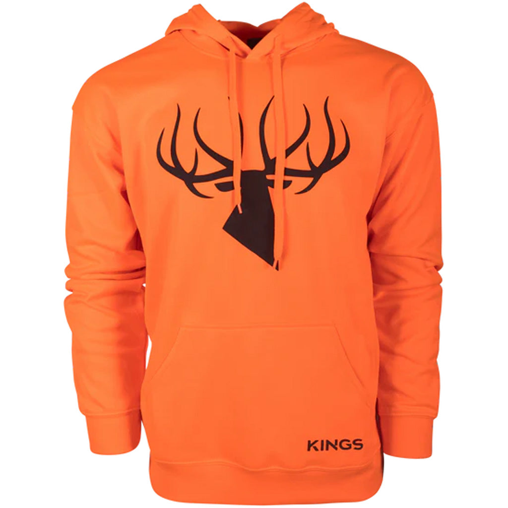 Kings Poly Hoodie Blaze Orange Large