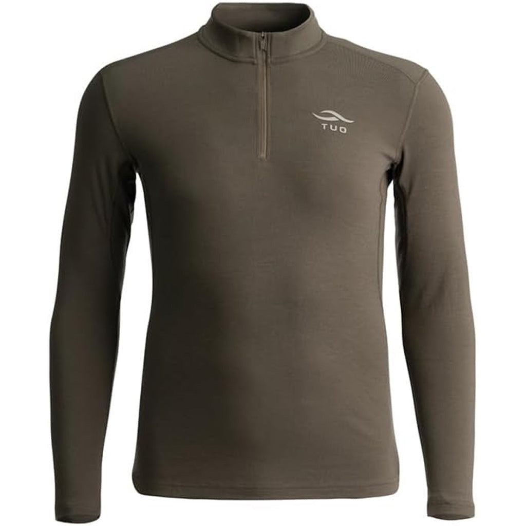TUO Kinetic Merino 250 1/4 Zip Shirt Deadfall Small