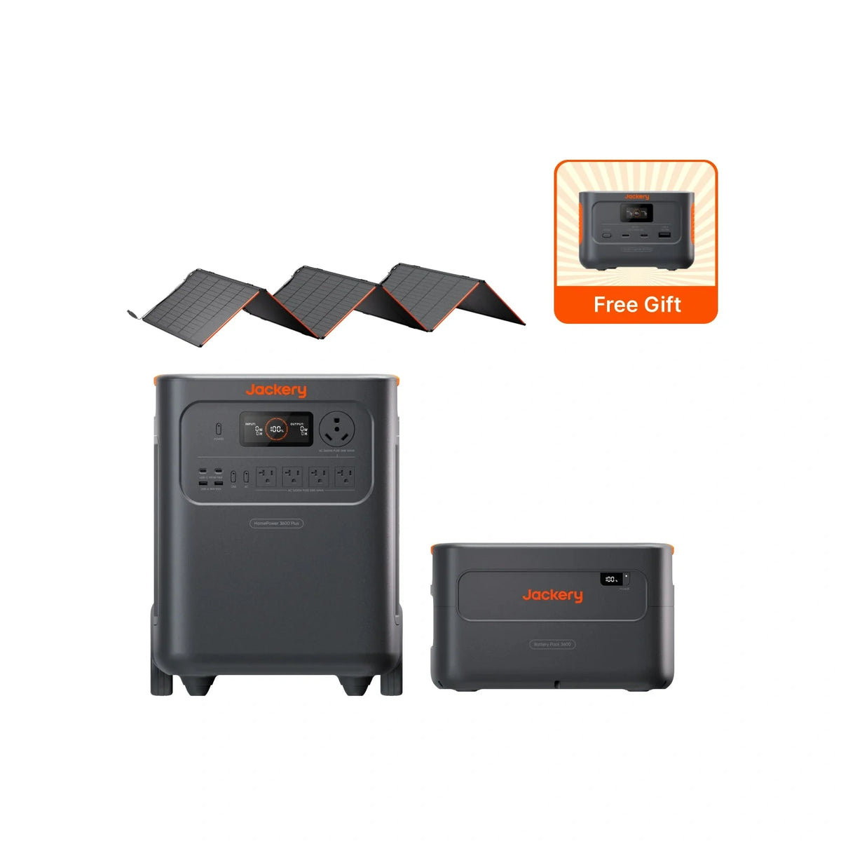 Jackery Solar Generator HomePower 3600 Plus