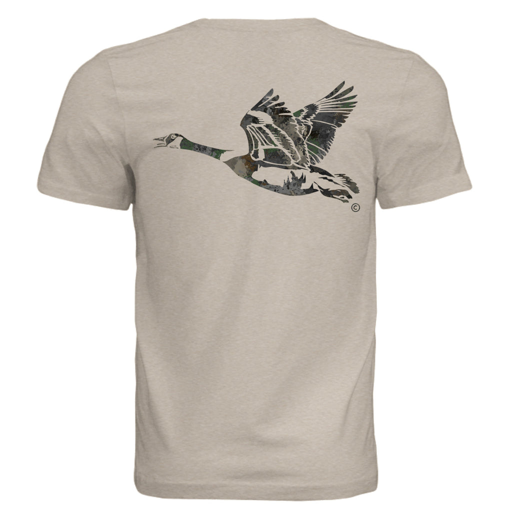 Timber Splash Burst Camo Goose T-Shirt