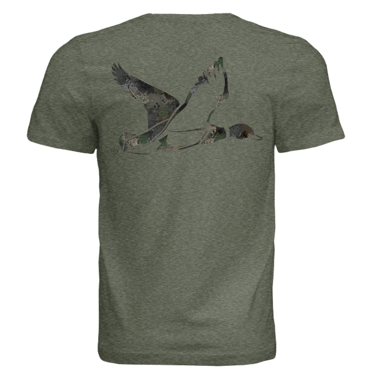 Timber Splash Burst Camo Duck T-Shirt