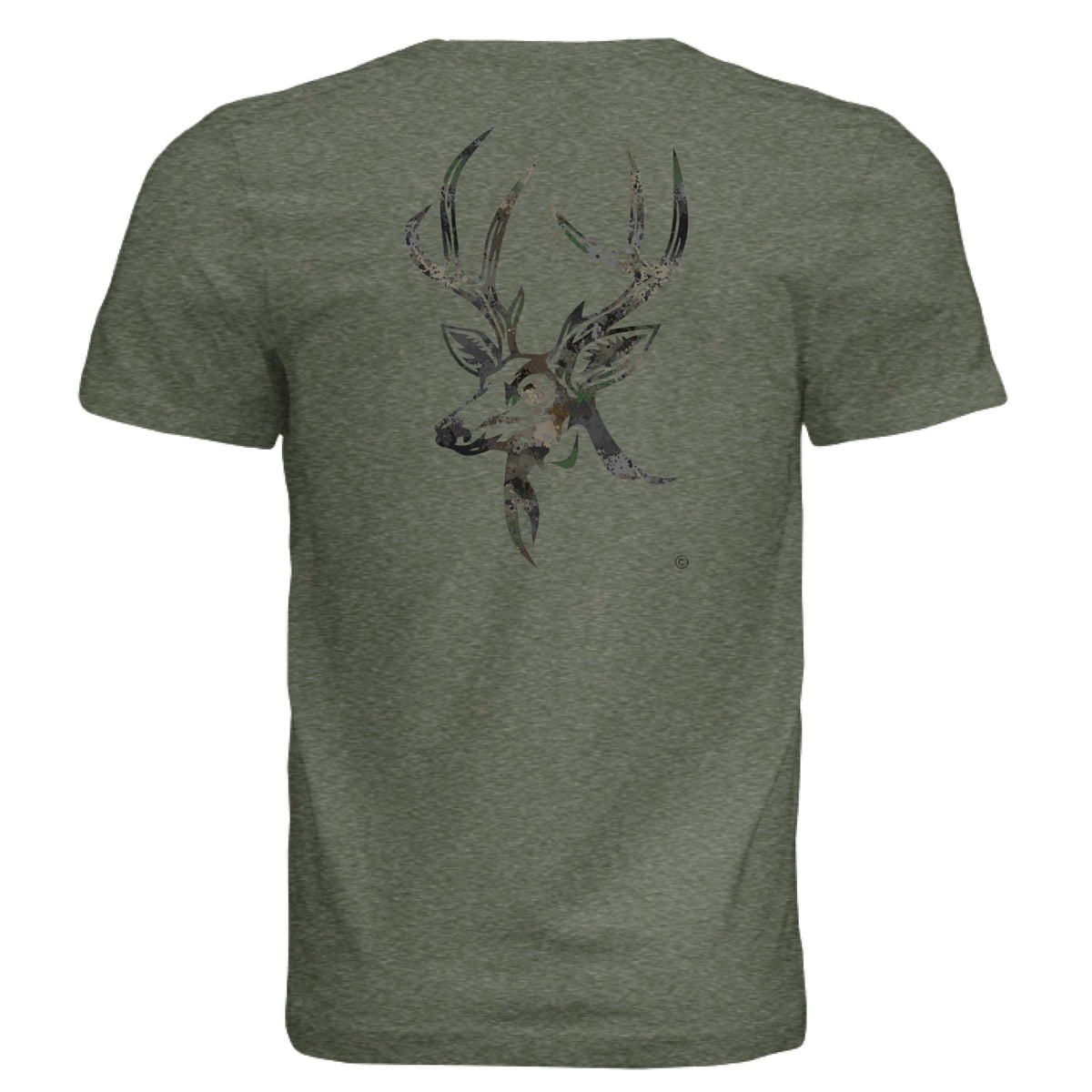 Timber Splash Burst Camo Buck T-Shirt