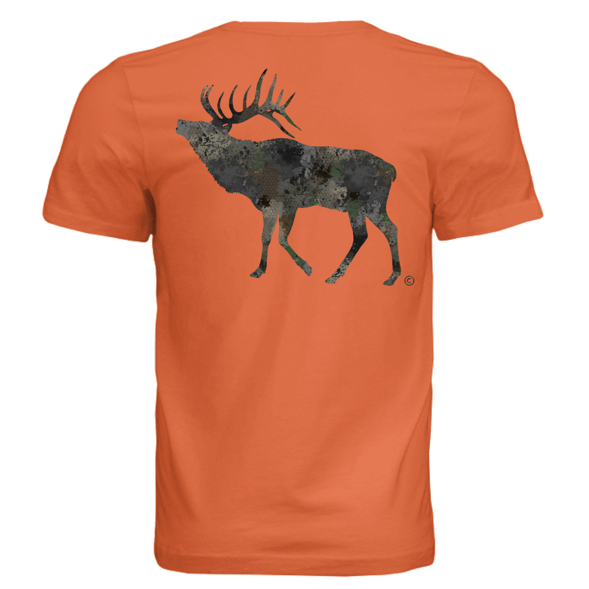 Timber Splash Burst Camo Elk T-Shirt