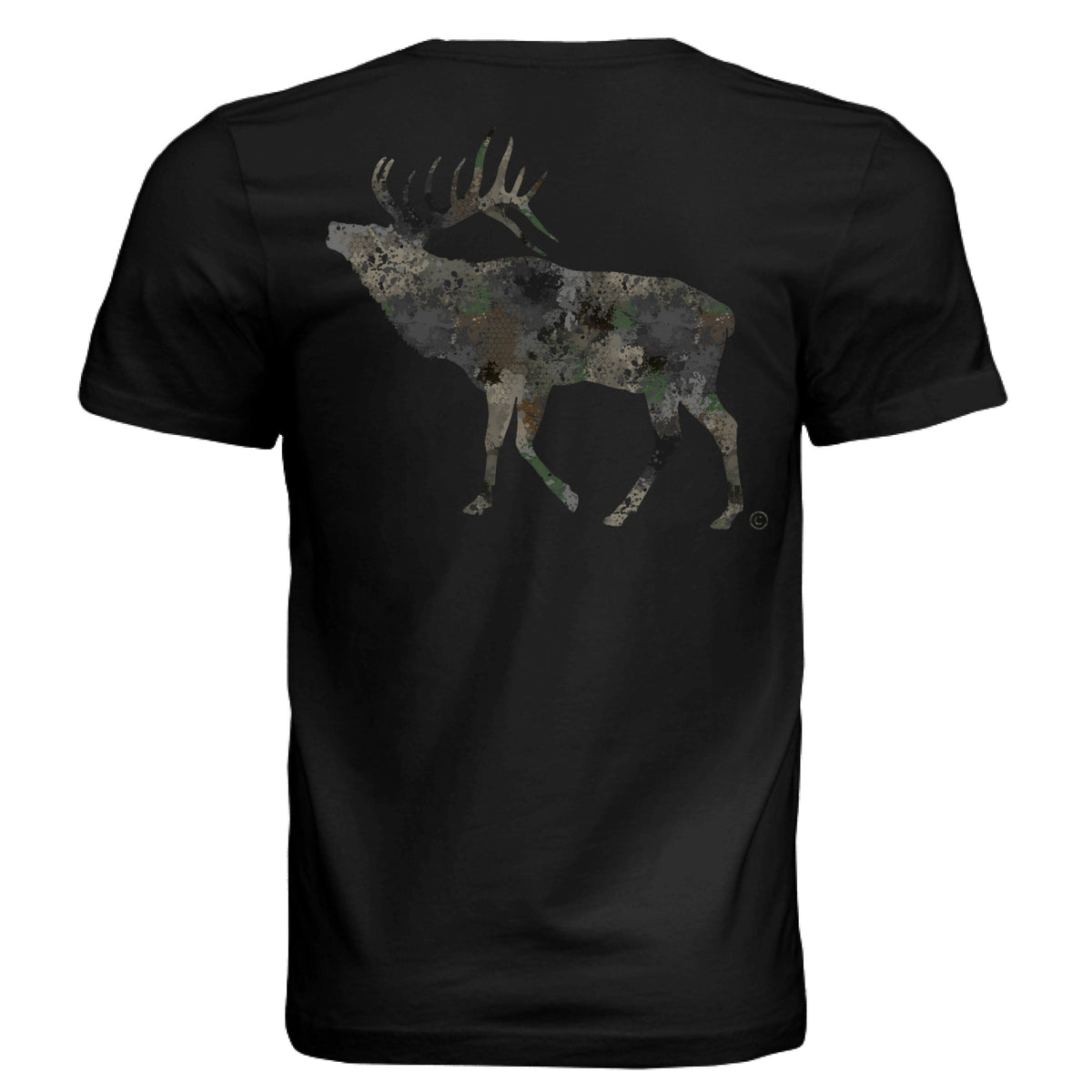 Timber Splash Burst Camo Elk T-Shirt