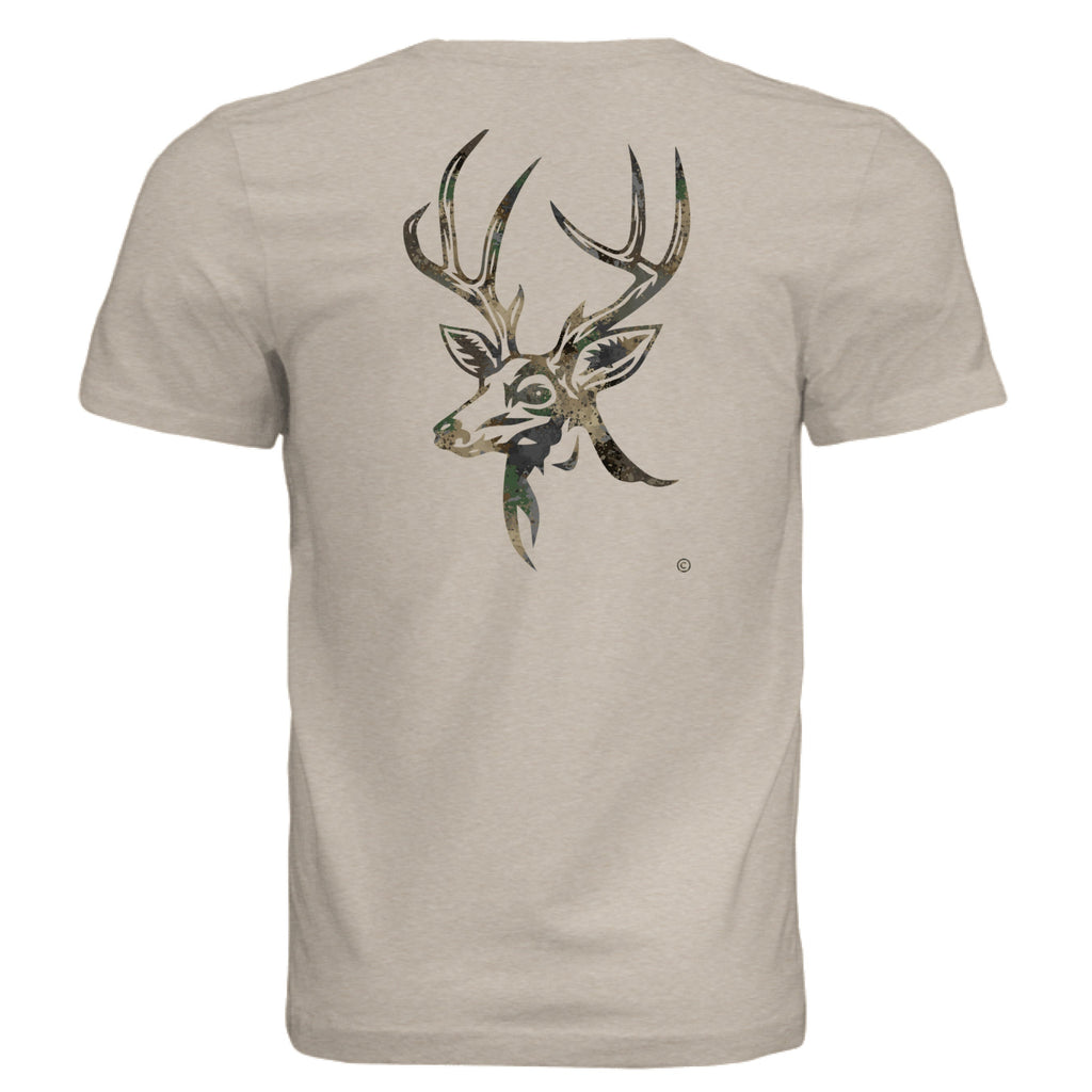 Forest Splash Burst Camo Buck T-Shirt