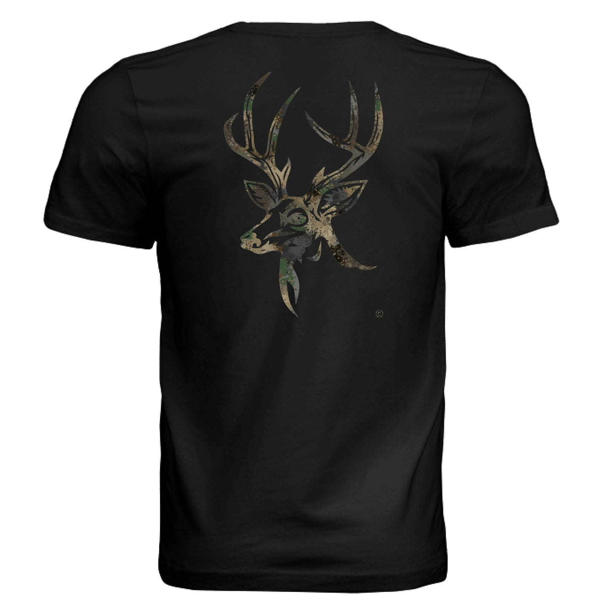 Forest Splash Burst Camo Buck T-Shirt