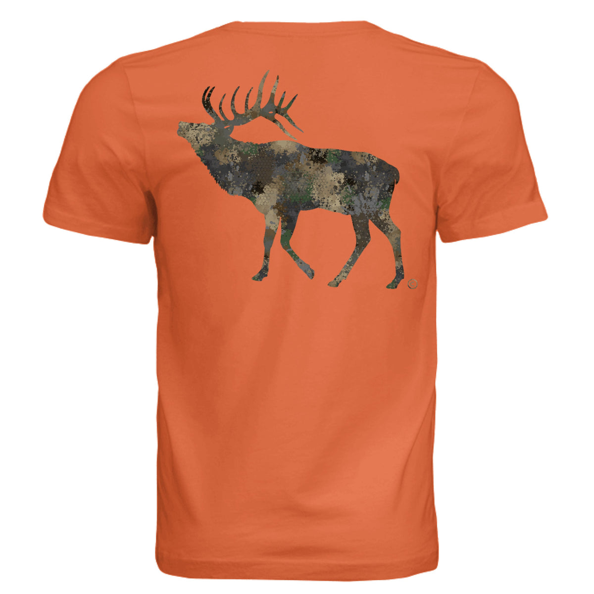 Forest Splash Burst Camo Elk T-Shirt
