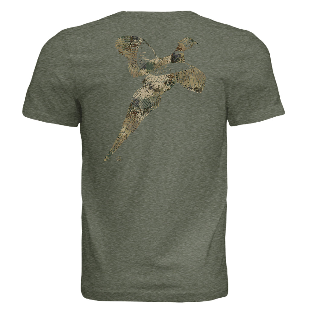 Upland Splash Burst Camo Pheasant T-Shirt
