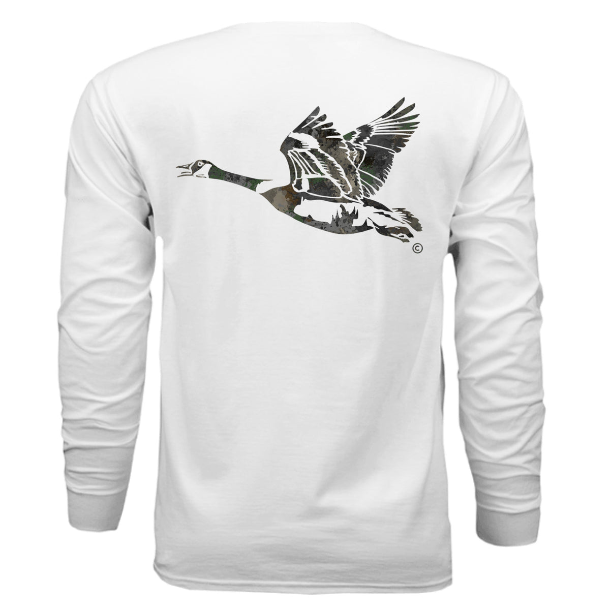Timber Splash Burst Camo Goose Long Sleeve T-Shirt