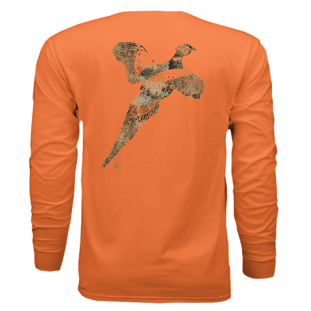 Upland Splash Burst Camo Pheasant Long Sleeve T-Shirt