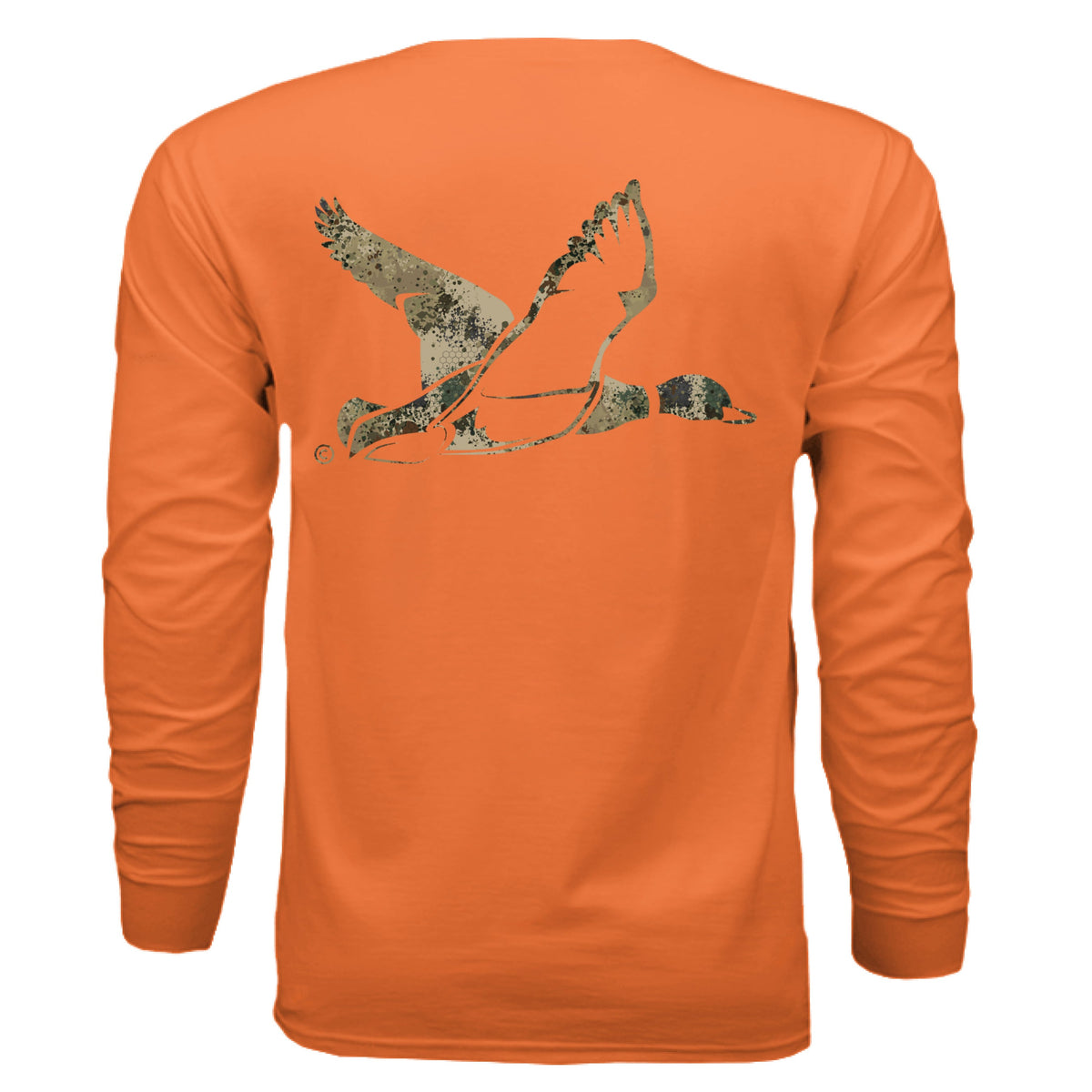 Upland Splash Burst Camo Duck Long Sleeve T-Shirt