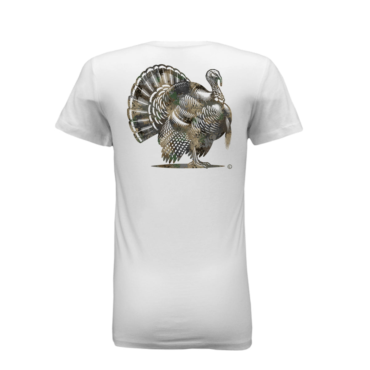Women’s Forest Splash Burst Camo Turkey T-Shirt