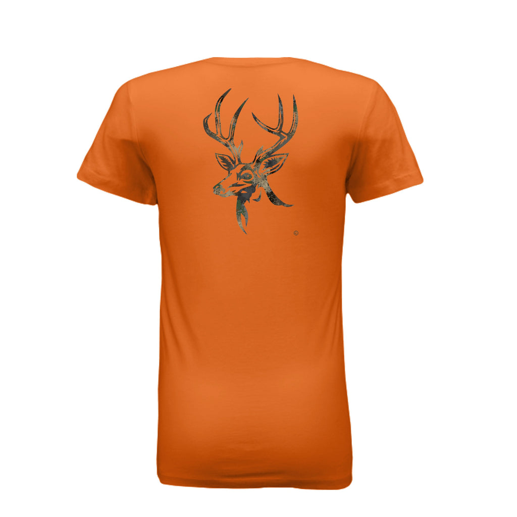 Women’s Forest Splash Burst Camo Buck T-Shirt