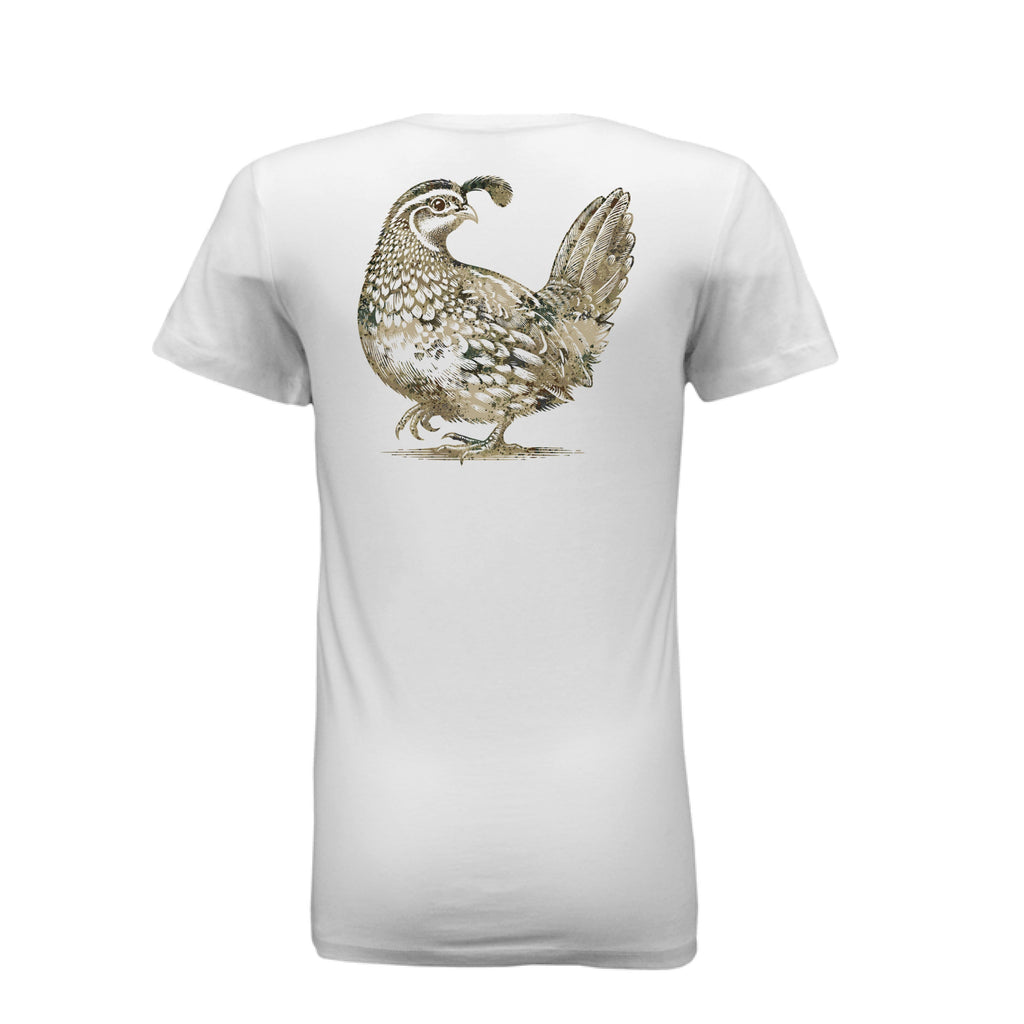 Women’s Upland Splash Burst California Quail T-Shirt