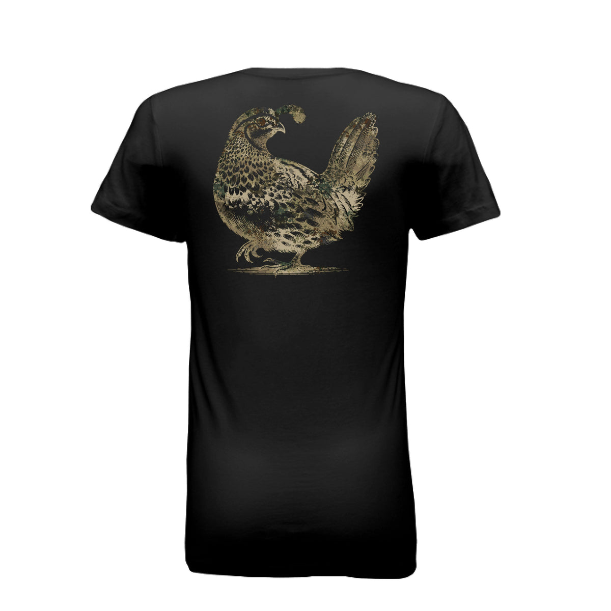 Women’s Upland Splash Burst California Quail T-Shirt