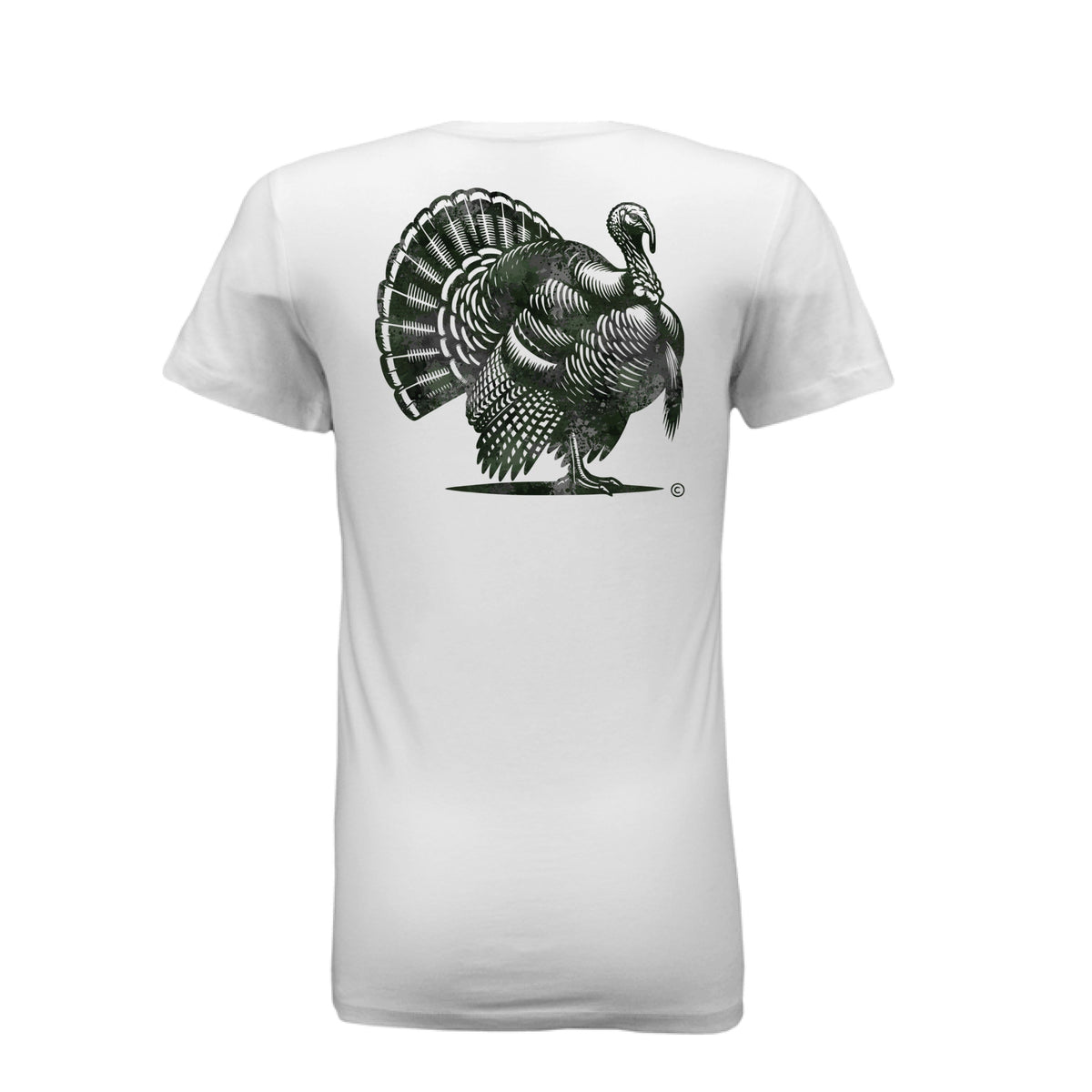 Women’s Verdant Splash Burst Camo Turkey T-Shirt