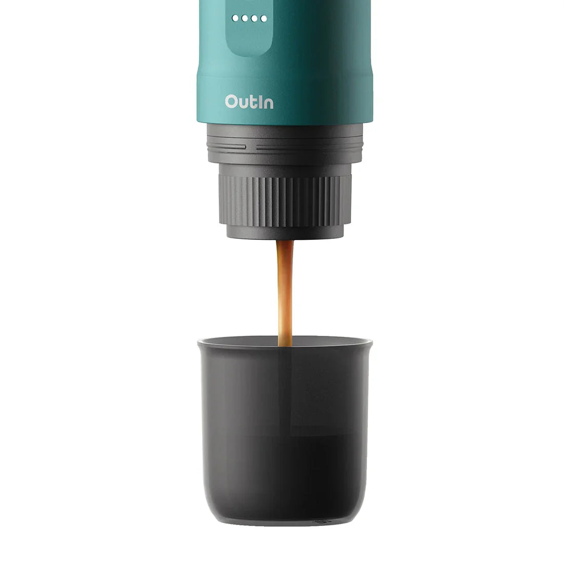 Nano Portable Espresso Machine (OutIn Teal)