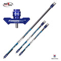 Nexus Edge 30" & 12" High Module Carbon Stabilizers + V-Bar Set / Black Color