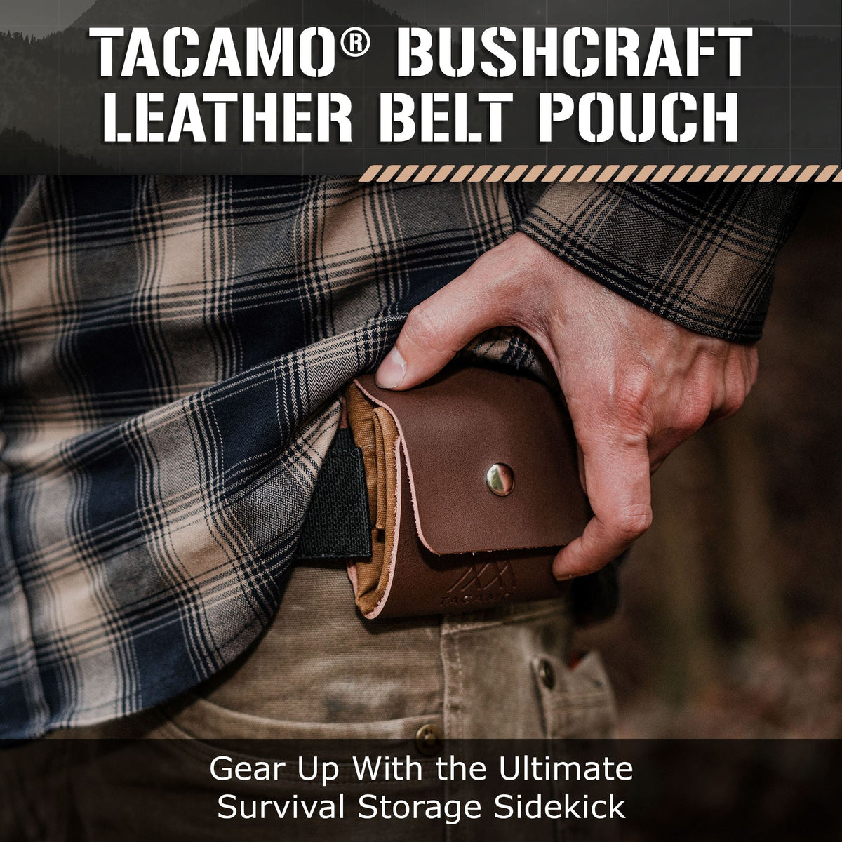 Waxed Canvas Foraging Pouch