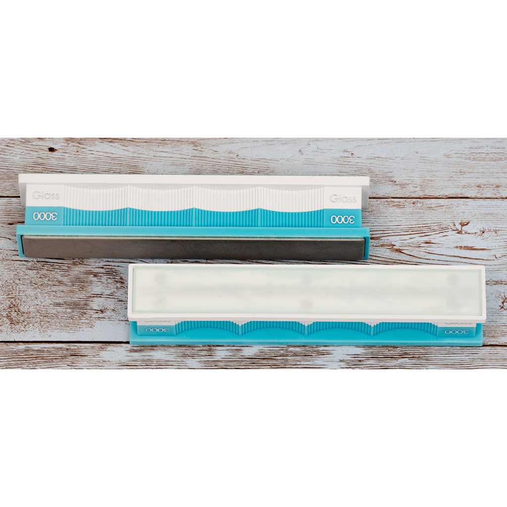 Premium 3000 Grit Diamond Stones and Blank Glass Platens Pack